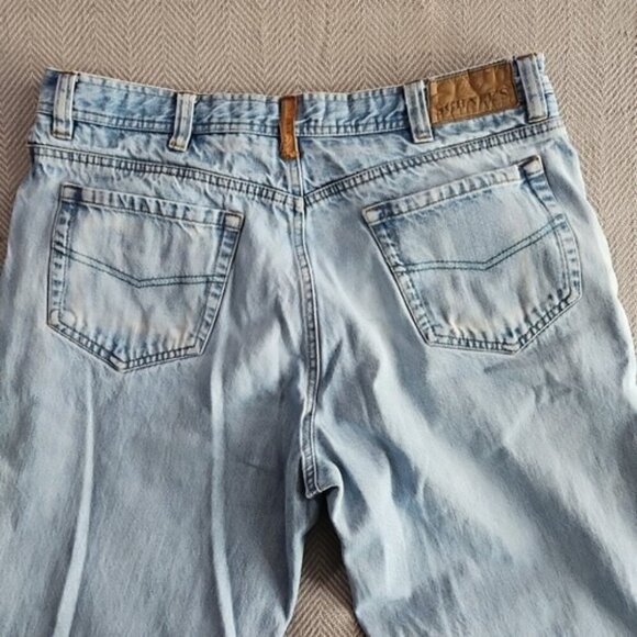 Schnee's Bozeman Montana Jeans Men's 34x29 Light Blue Wash Denim RN# 86069 C21 - Picture 11 of 16